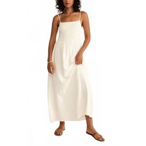 chinese dress ladies Z Supply Balos Striped Maxi Dress Natural / L main image 1